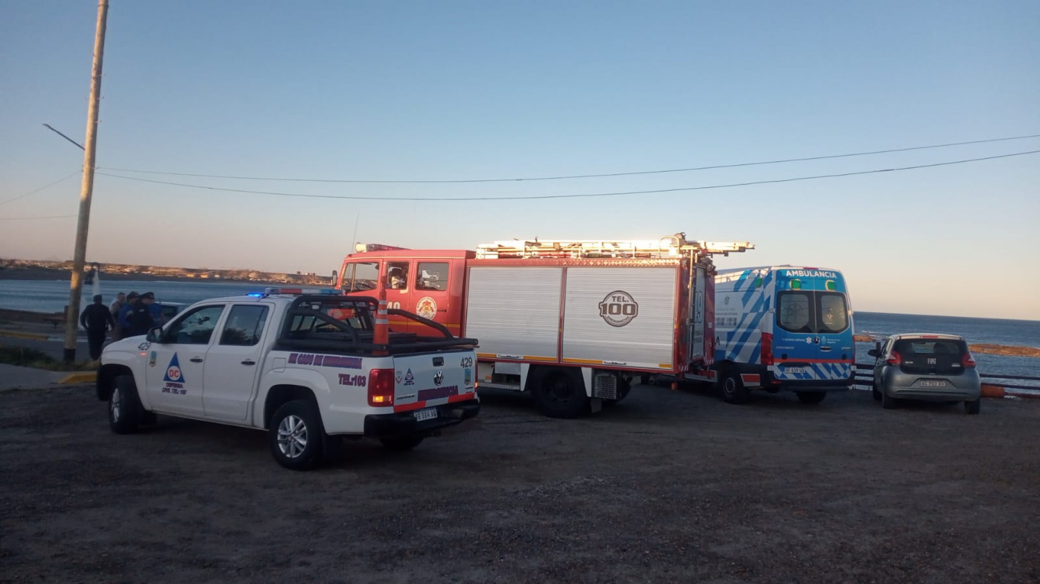 Km.3: Jóvenes de 20 y 25 años quedaron atrapados por la marea