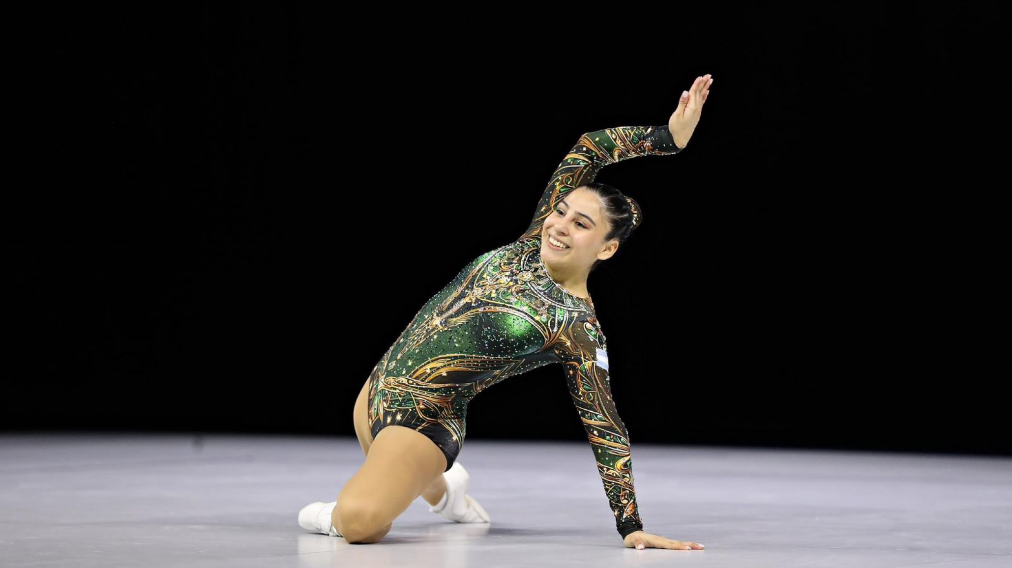 La comodorense Valentina Ramos quedó entre las 30 mejores gimnastas del mundo