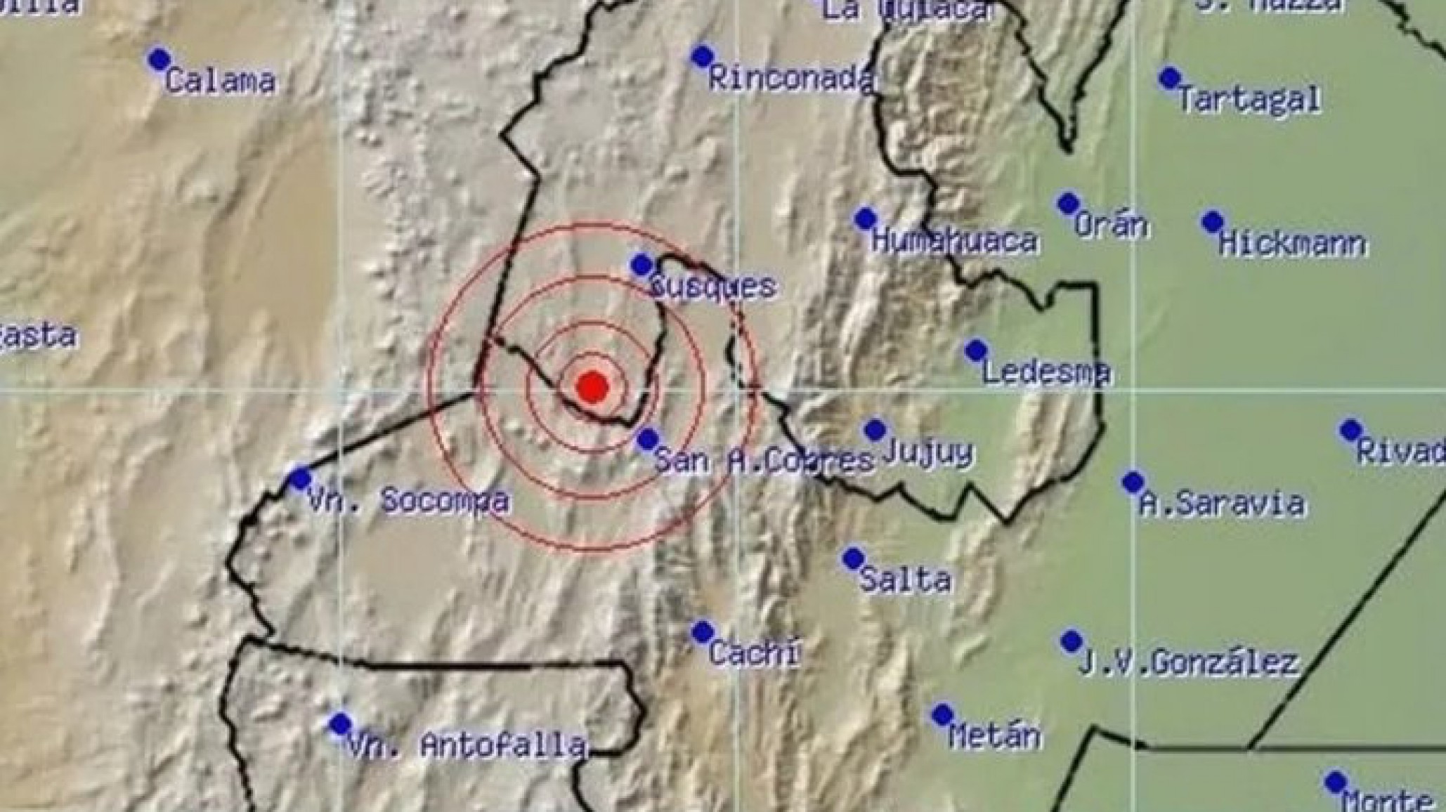 Fuerte sismo sacude Jujuy y se siente en Salta