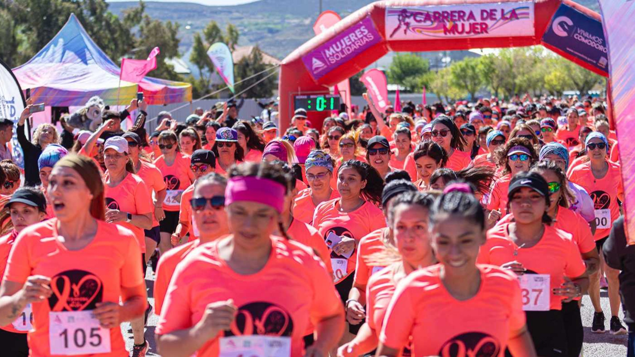 Este sábado 19 de octubre se realiza la 18º Edición de la Carrera de la Mujer en honor a la Lucha contra el Cáncer de Mama