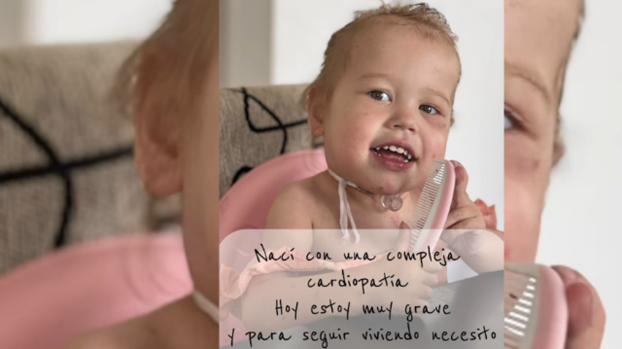 Una beba de Comodoro necesita un corazón urgente: "Que llegue tu segunda oportunidad