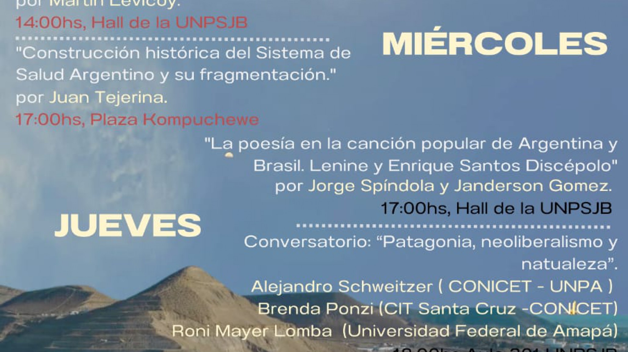 Clases públicas en la UNPSJB: Así serán las charlas y talleres en defensa de la educación pública