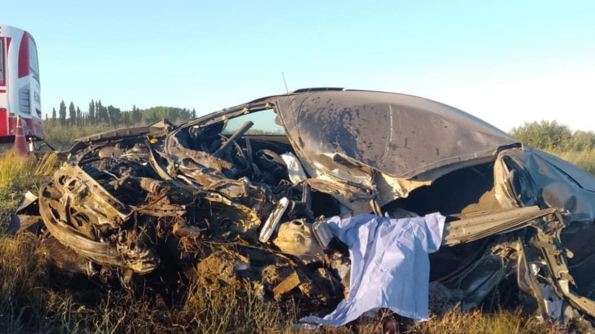 Joven comodorense viajaba sola en Ruta 22 y murió en un choque frontal