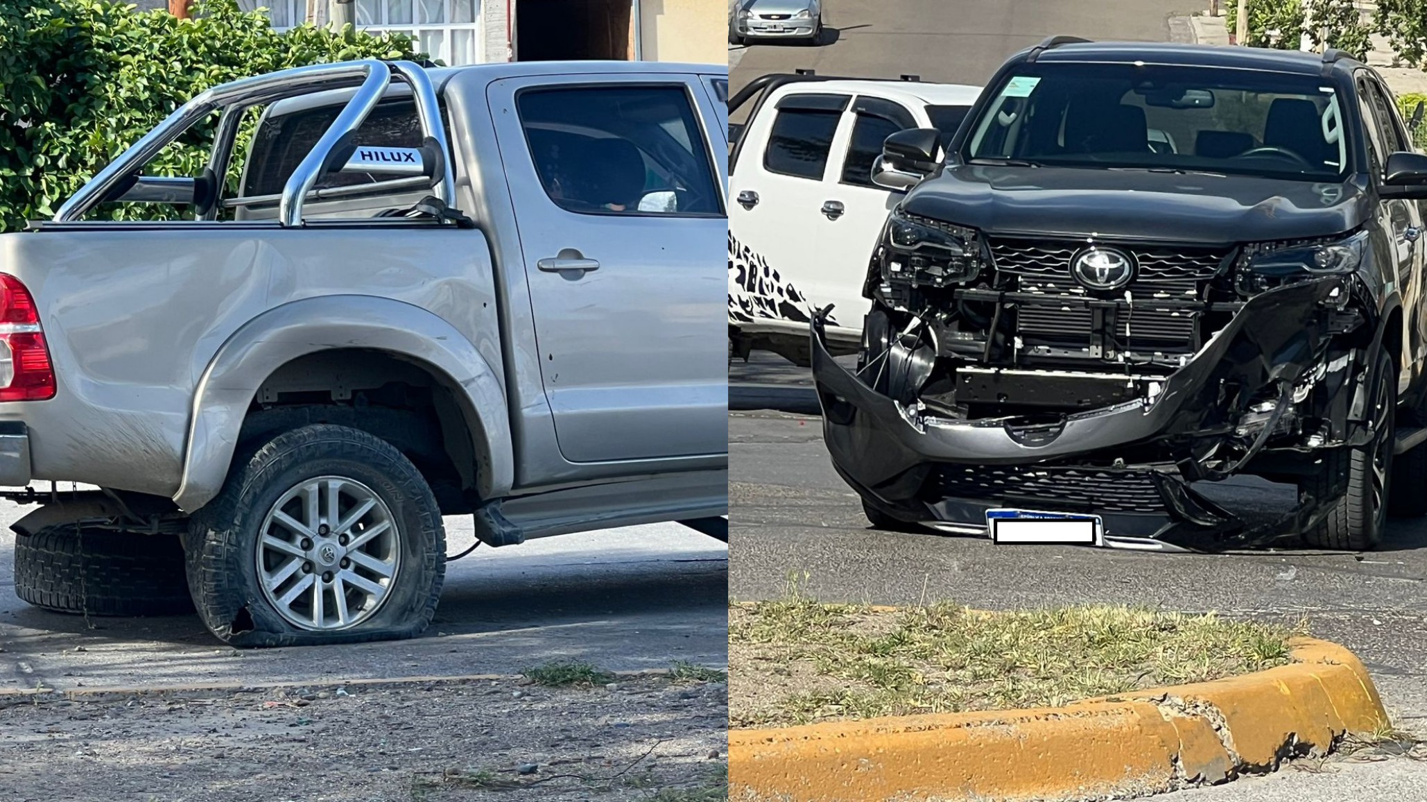 Chocaron en la zona de semáforos de Estados Unidos y Sargento Ramírez