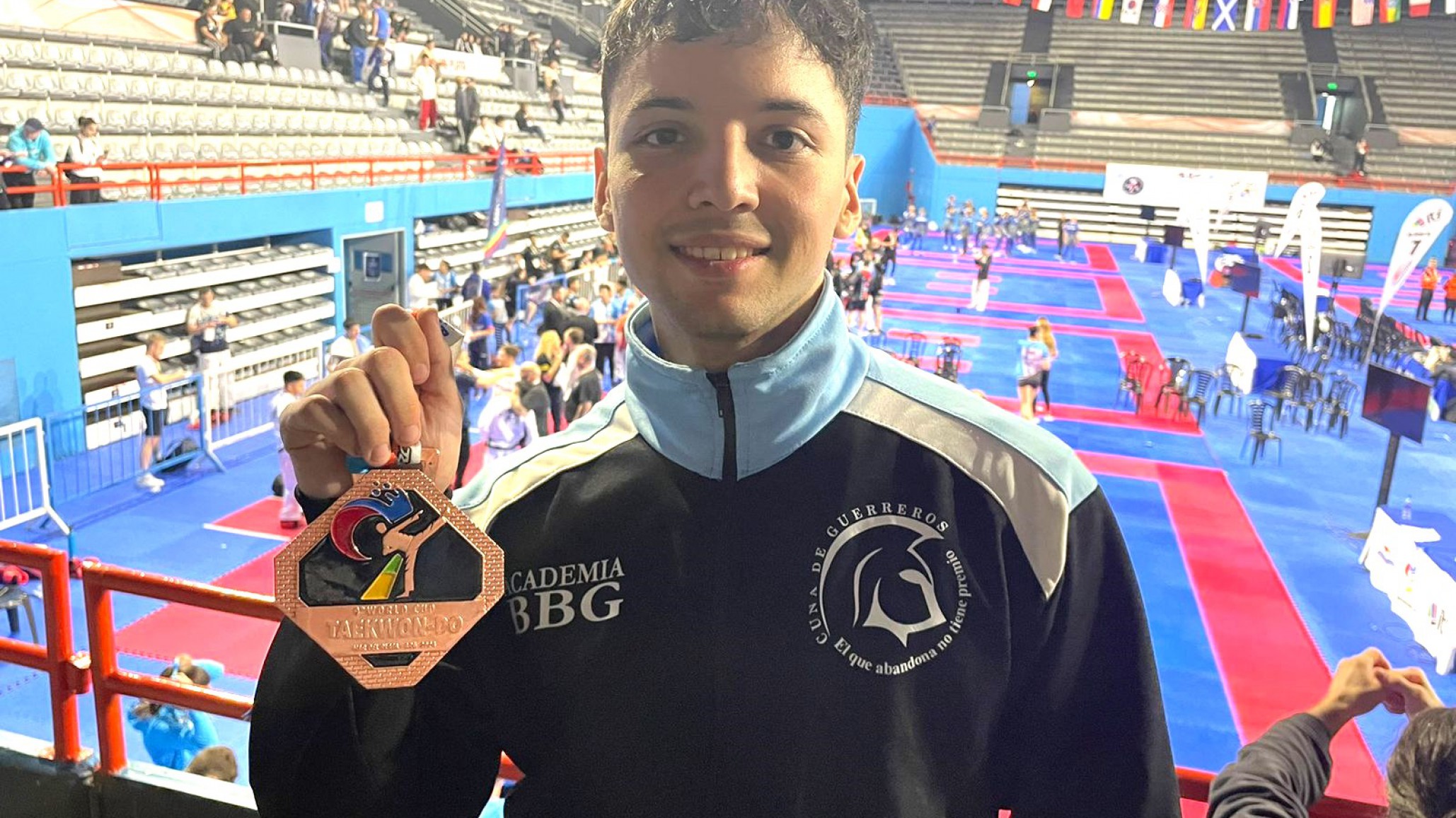 Un comodorense brilla en la Copa del Mundo de Taekwondo y se consagra entre los mejores