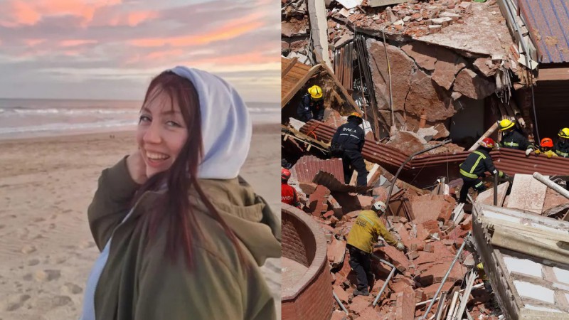 Encontraron el cuerpo de Dana Desimone en el derrumbe de Villa Gesell