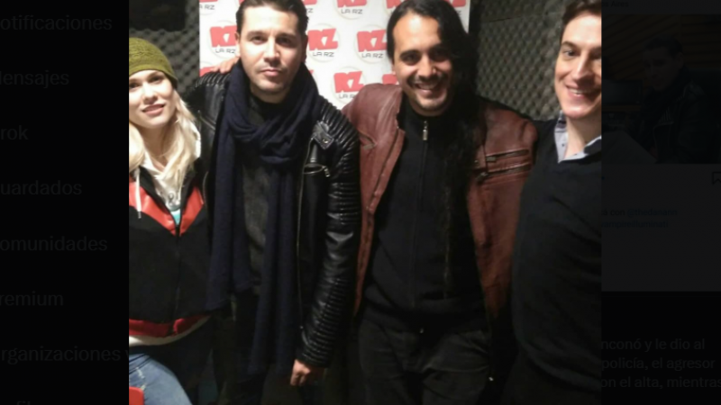 Se filtraron fotos del femicida de la pizzería con Danann, uno de lo principales influencers libertarios