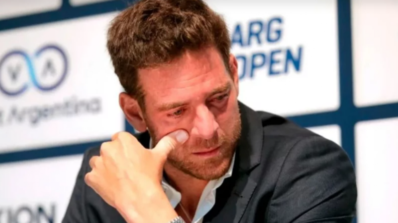 Juan Martín Del Potro habló del sufrimiento detrás de su adiós al tenis: "Es una pesadilla"