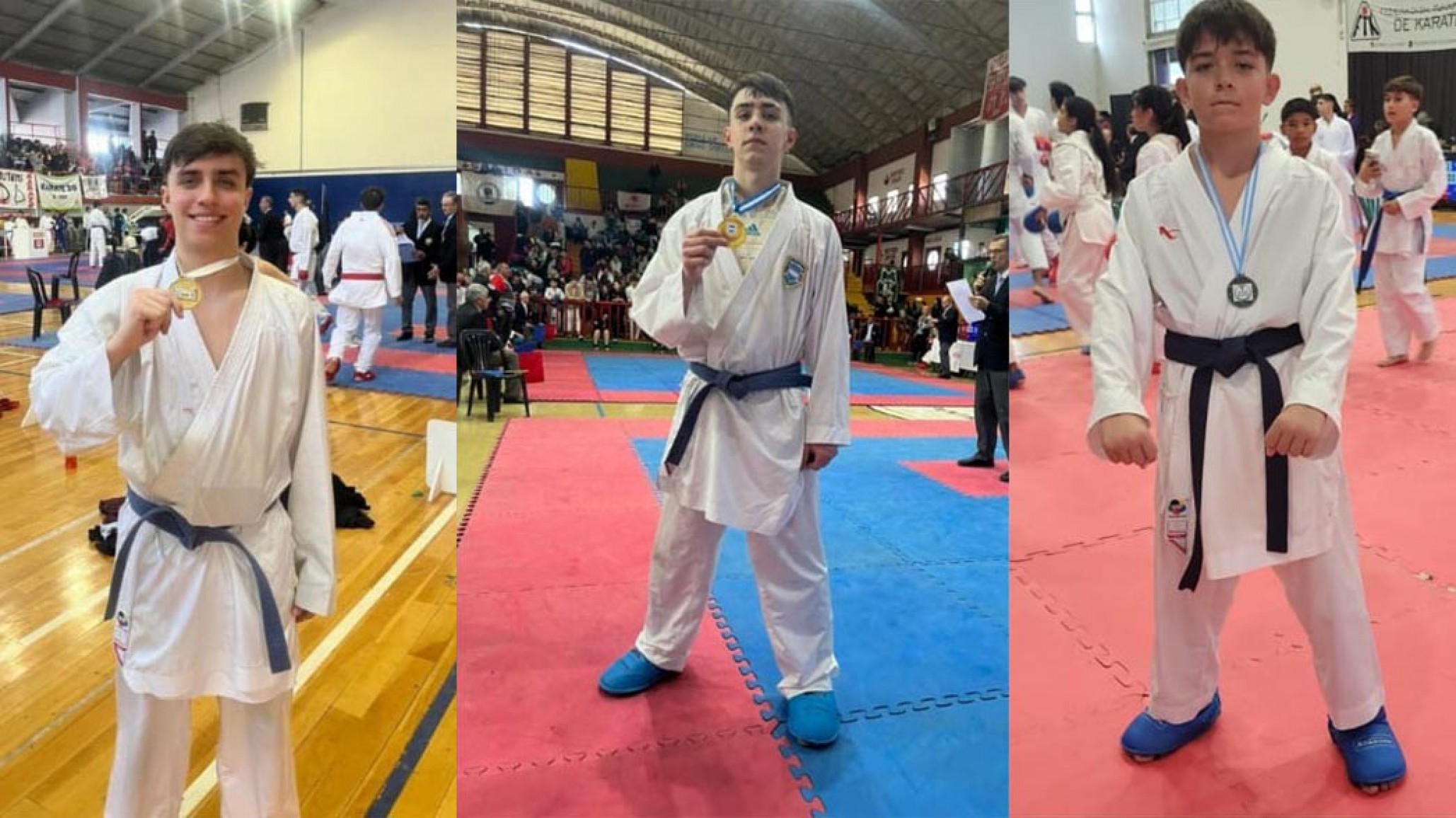 Karatekas comodorenses se consagran campeones nacionales en el CENARD