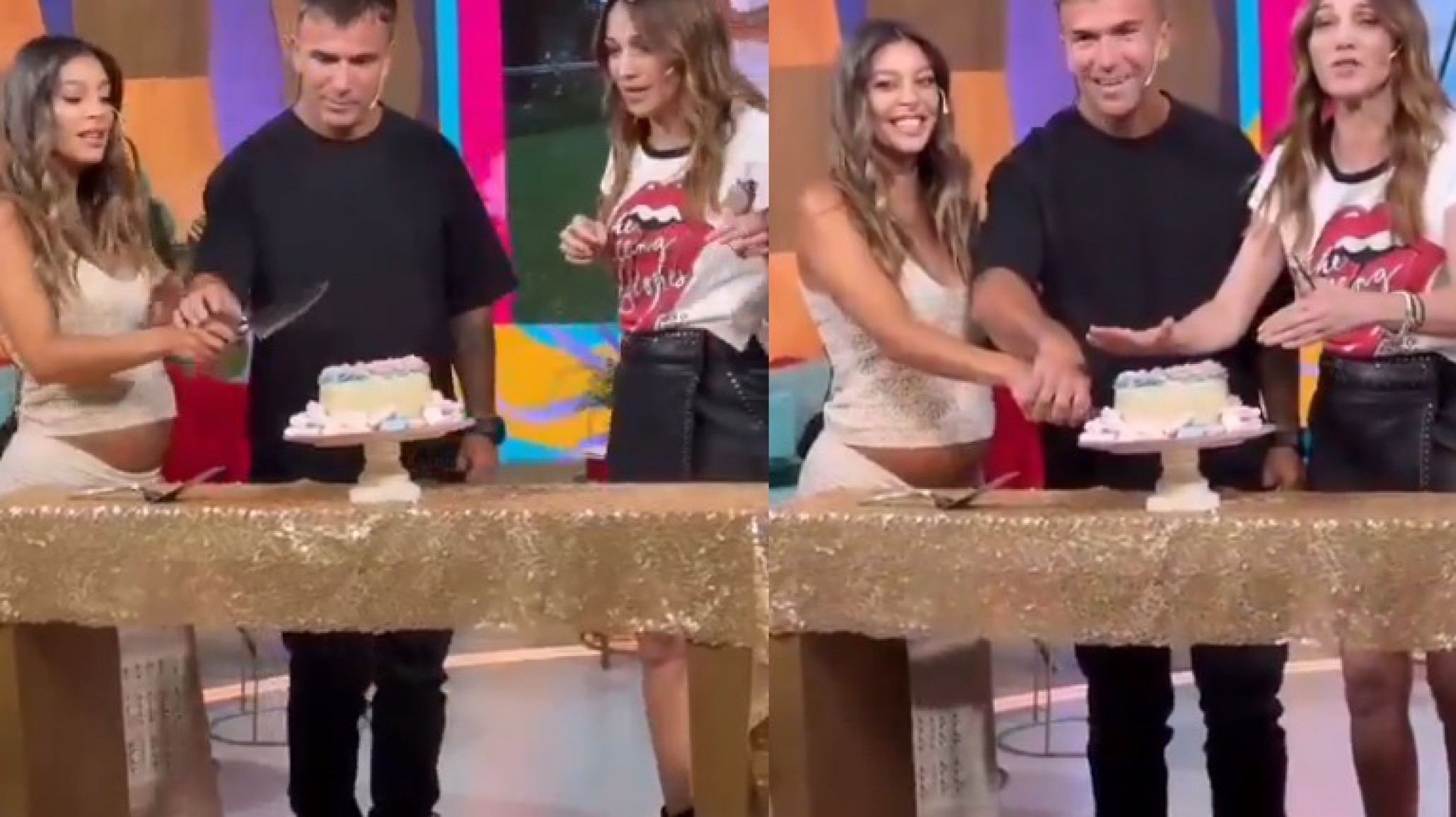 ¡En vivo y en directo! Sol Pérez y Guido Mazzoni revelaron el sexo de su bebé