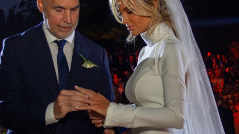 Rodríguez Larreta y Milagros Maylin se casaron rodeados de políticos