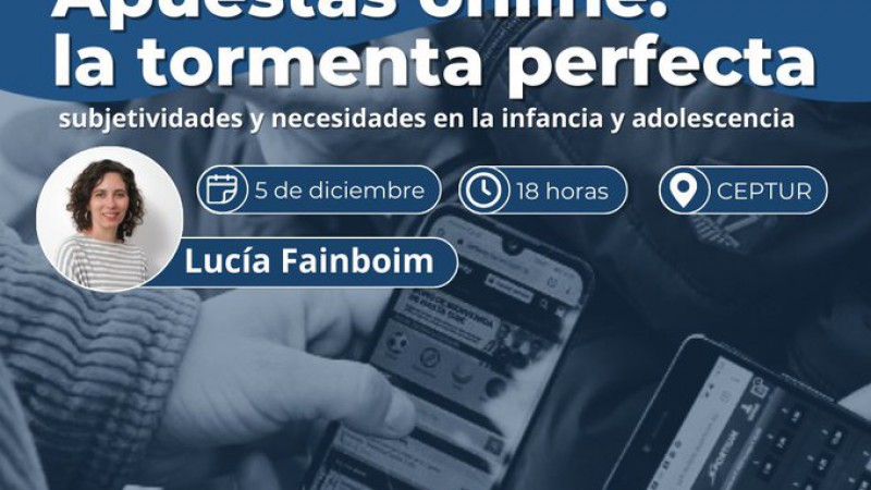 Lucía Fainboim: "Las apuestas online son una tormenta perfecta que impacta gravemente en nuestra sociedad"