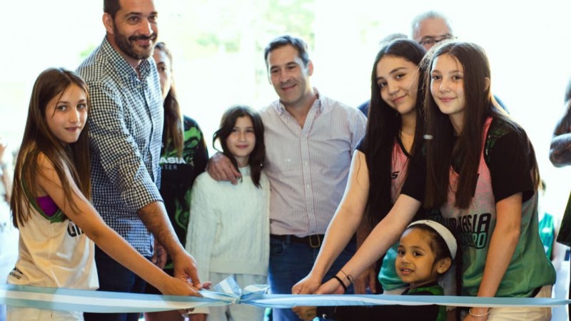 Gimnasia y Esgrima inauguró el primer gimnasio con vista al mar