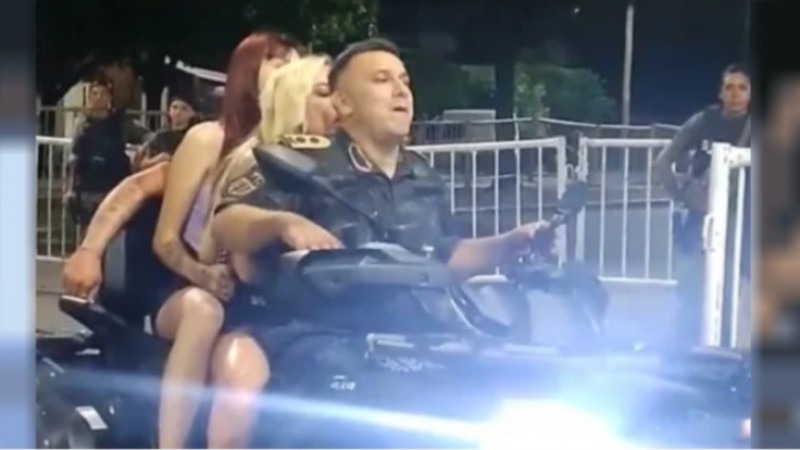 Escándalo en show de Los Piojos: quién es el comisario desafectado tras atropellar a un guardia en cuatriciclo
