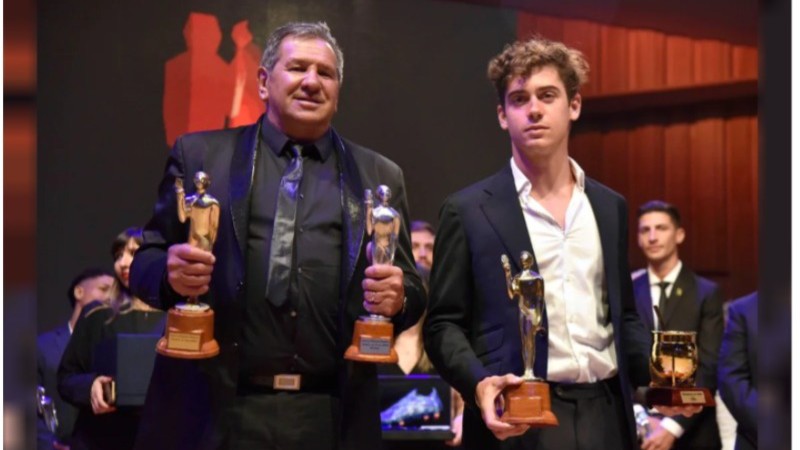 Franco Colapinto y "Dibu" Martínez comparten el Olimpia de Oro 2024