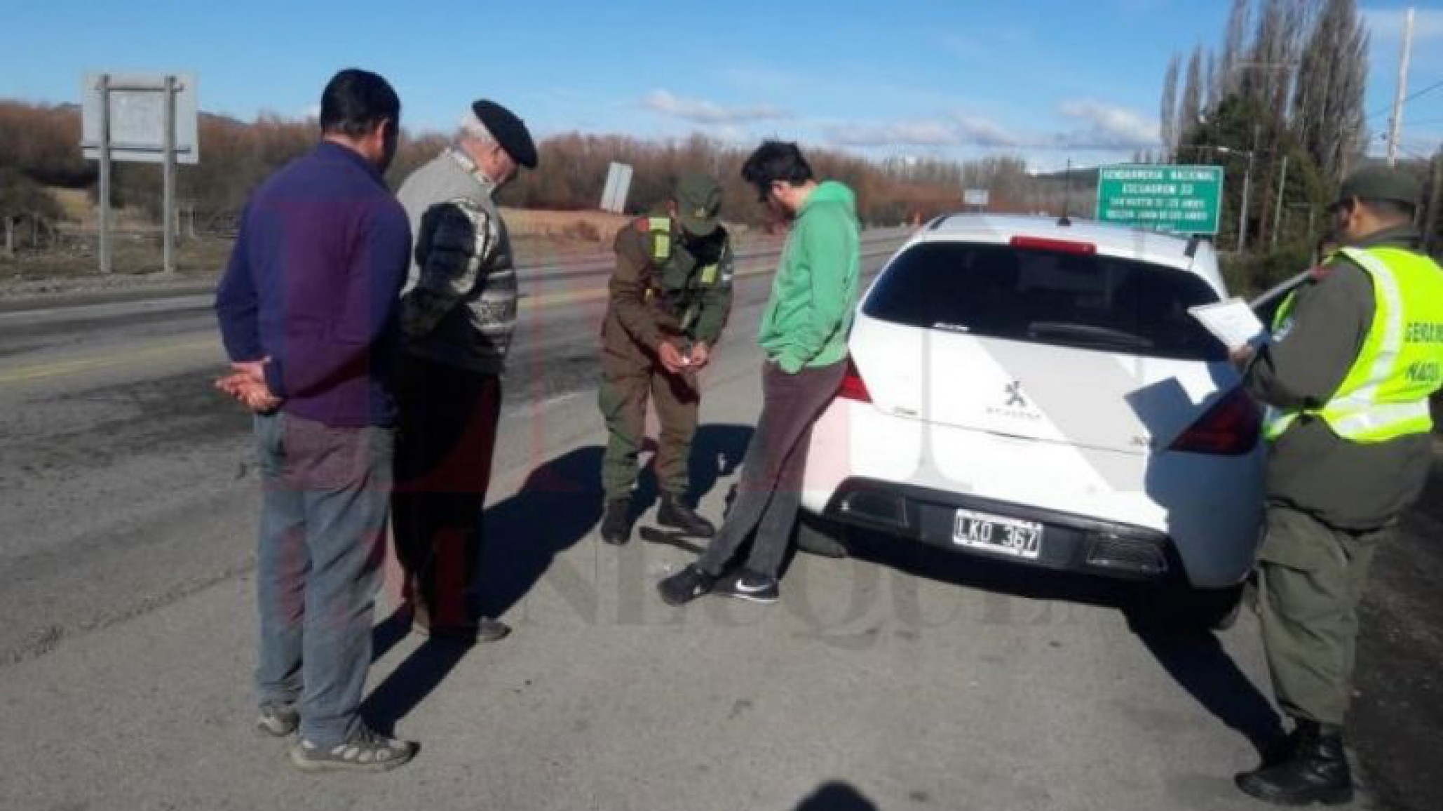 El cantante de No te va a Gustar viajaba con drogas y sin licencia
