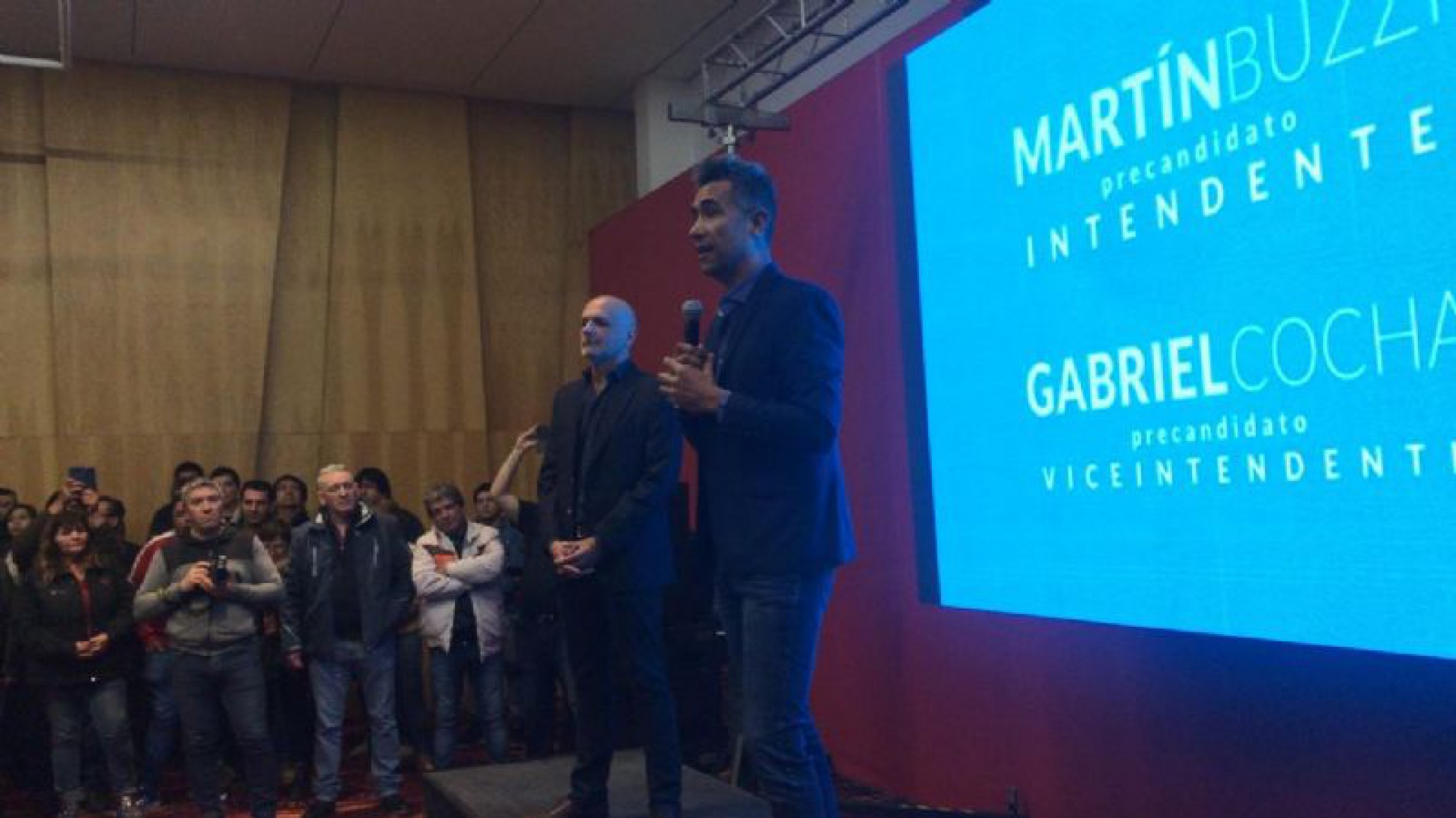 La fórmula Martín Buzzi – Gabriel Cocha inició la campaña electoral en Comodoro
