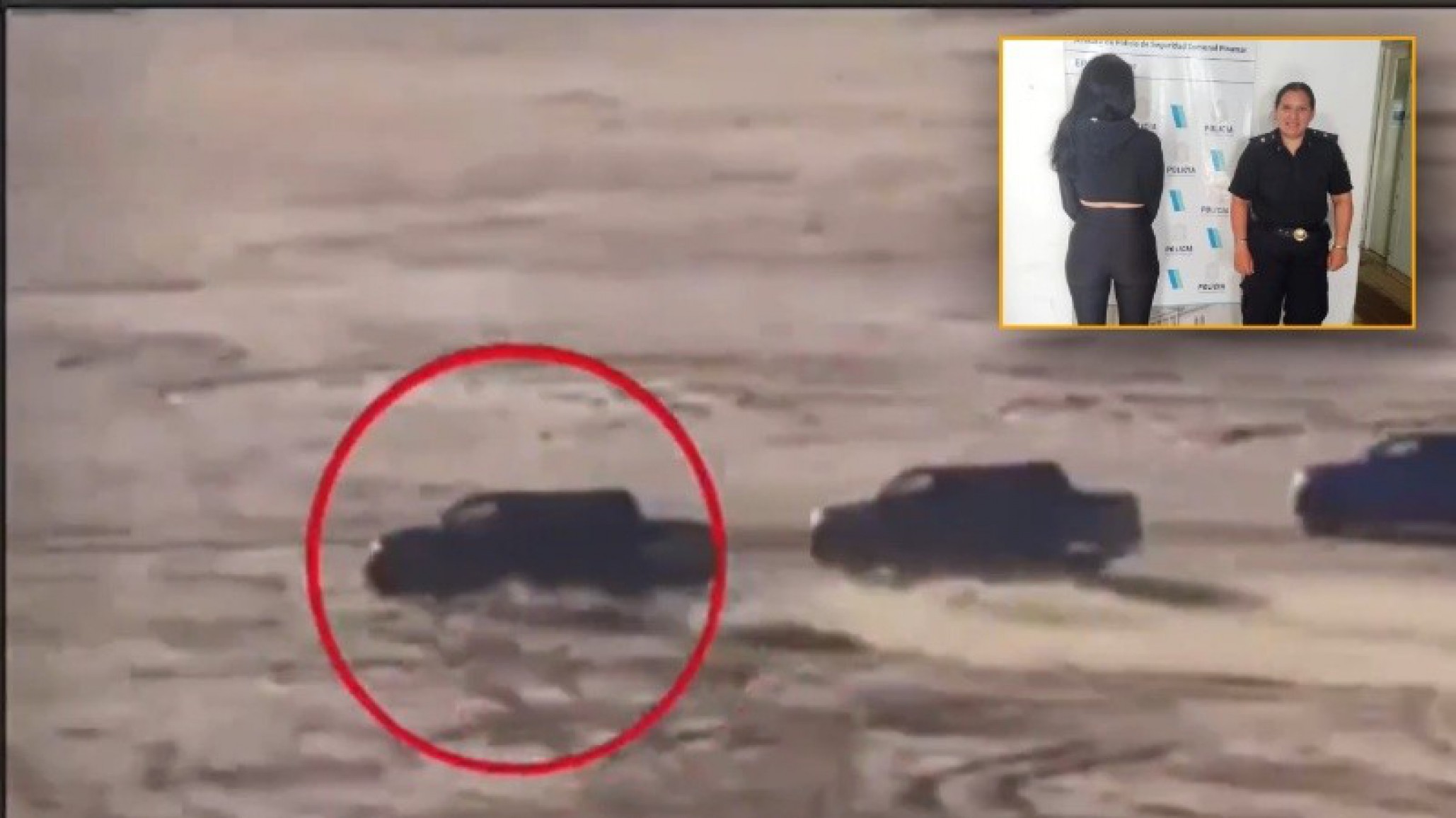 Una joven atropelló a un niño de 8 años con un UTV, se escapó y terminó detenida