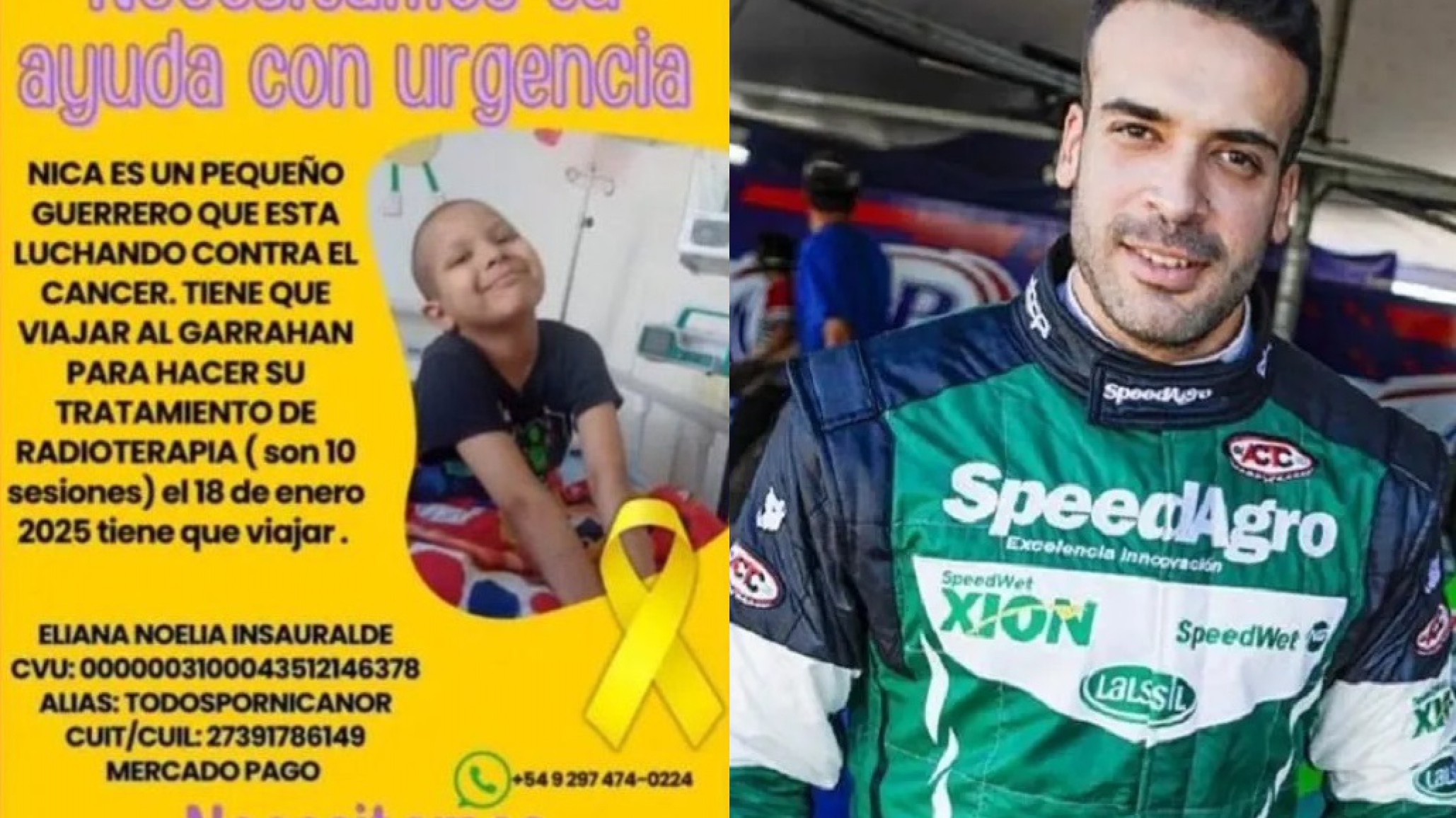Ex piloto del TC acusado de robar fondos de un niño que lucha contra el cáncer en Comodoro