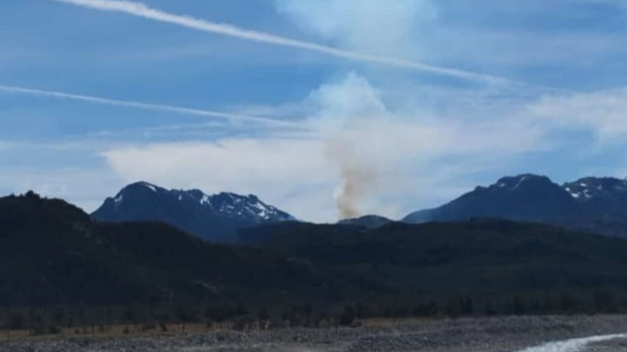 Un nuevo incendio forestal en cercanías de Atilio Viglione