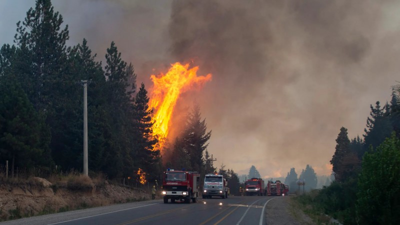 El presidente del Frente Renovador de Río Negro, sobre los incendios en la Comarca Andina: "El gobierno nacional ni apareció"