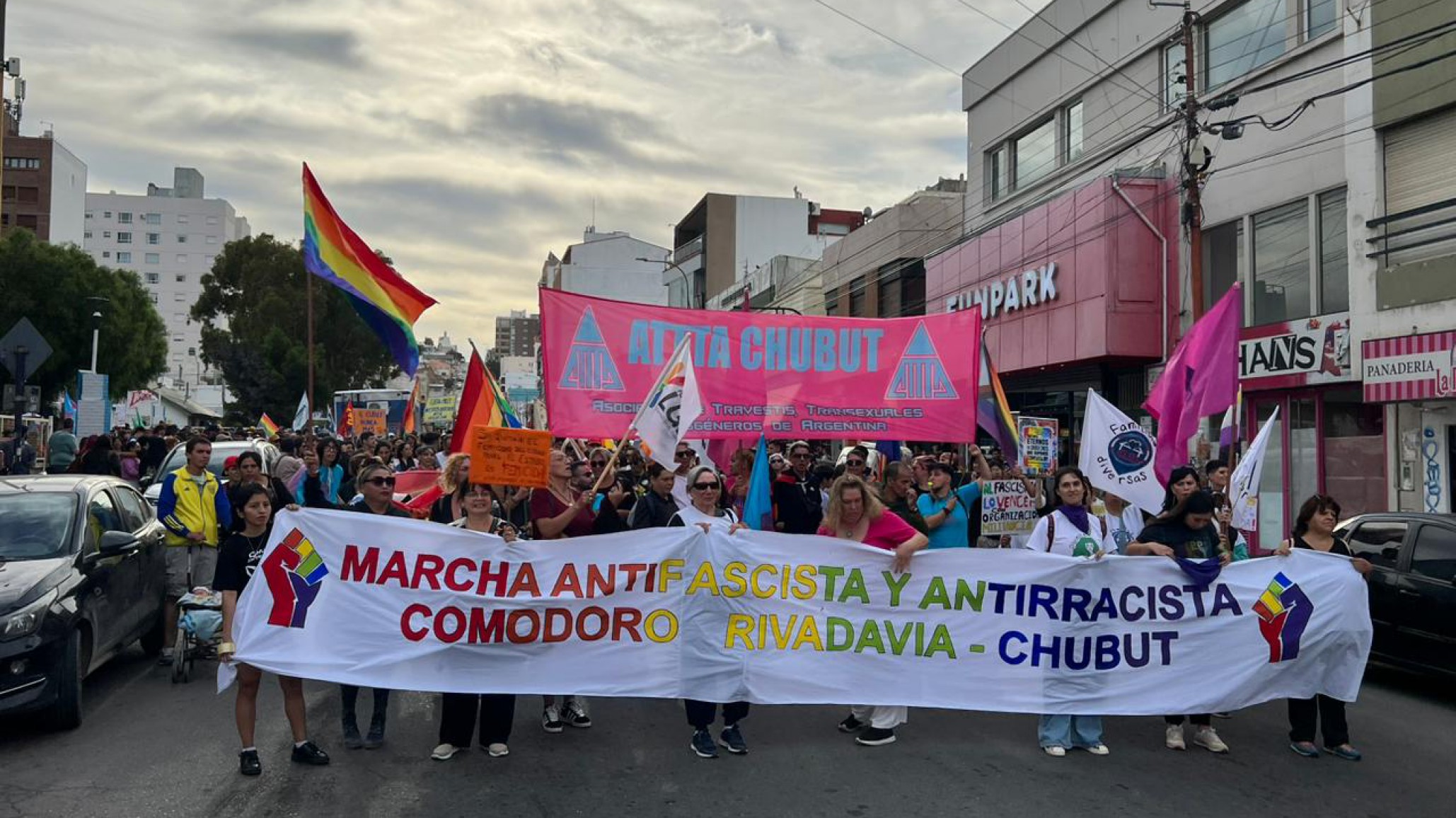 Marcha antifascita en Comodoro: convocatoria y reclamos en el centro de la ciudad