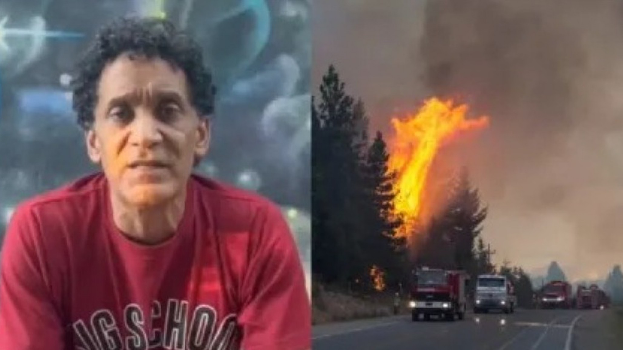 "Te fuiste a Disney para juntarte con los ratones": El Pollo de Okupas arremetió contra Bullrich y Milei por los incendios en el Sur