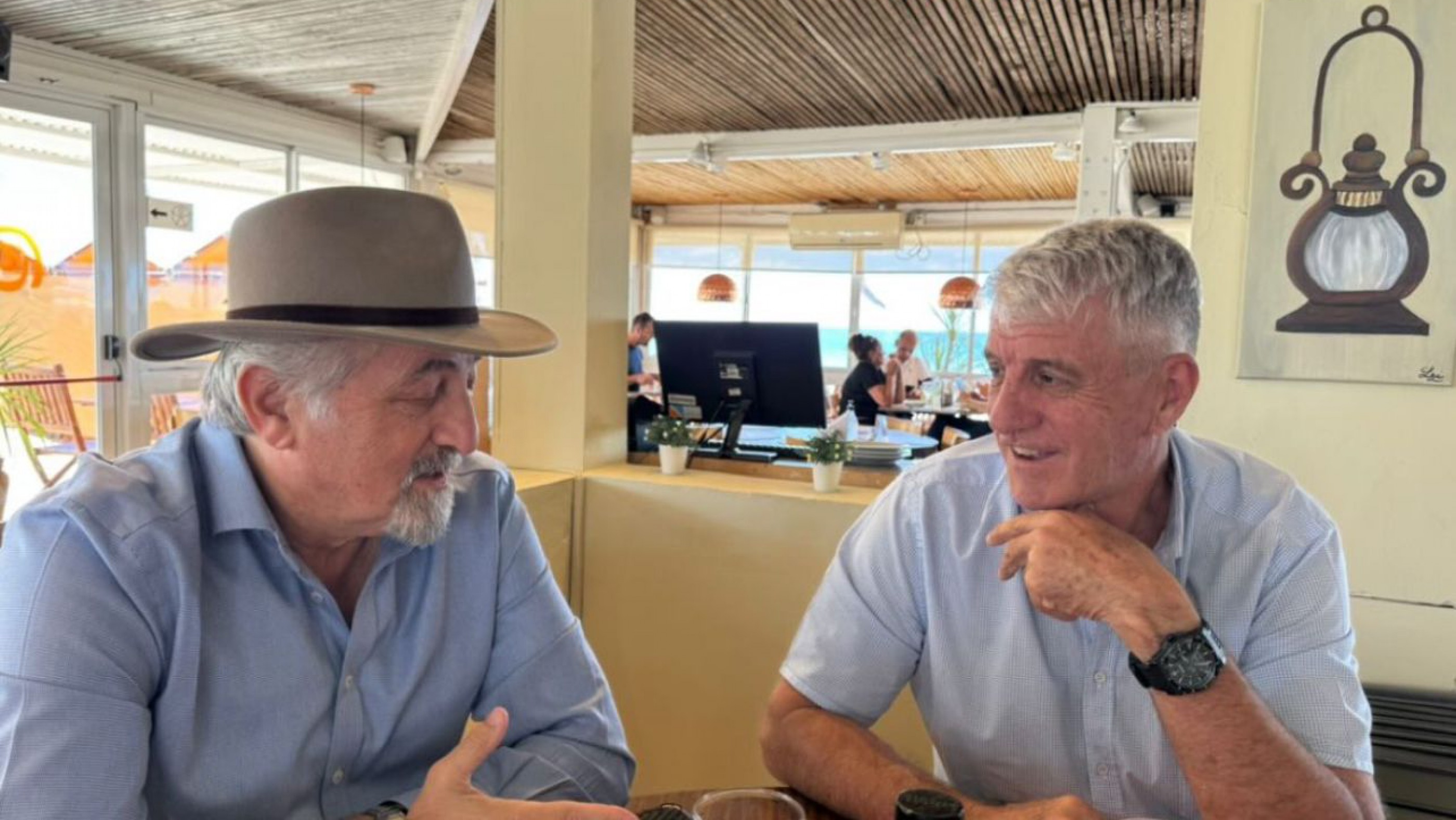 Importante encuentro de Othar Macharashvili y Carlos Eliceche