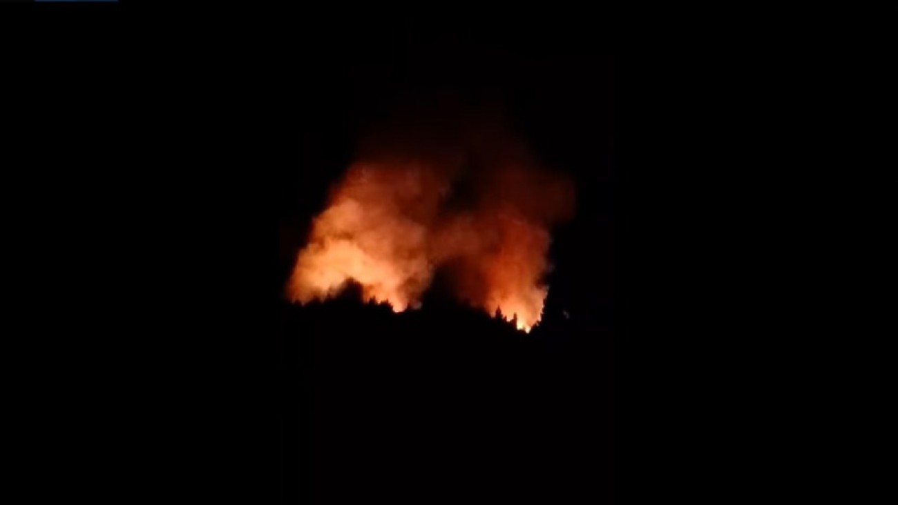 Nuevo incendio en la Cordillera: tres focos afectan la zona de El Hoyo