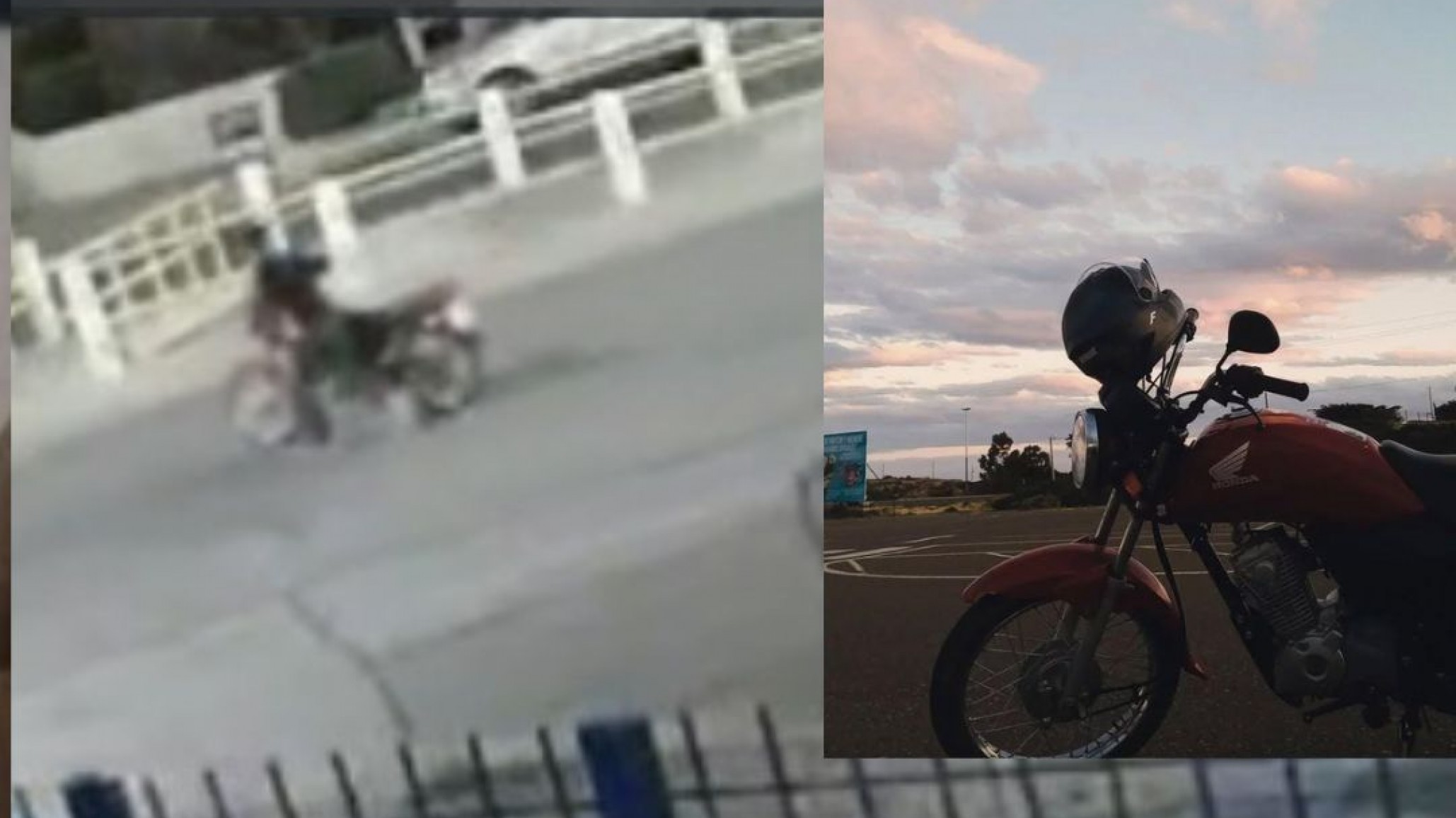 Así robaron una moto en Barrio Pueyrredón: con auto de campana y a plena luz del día