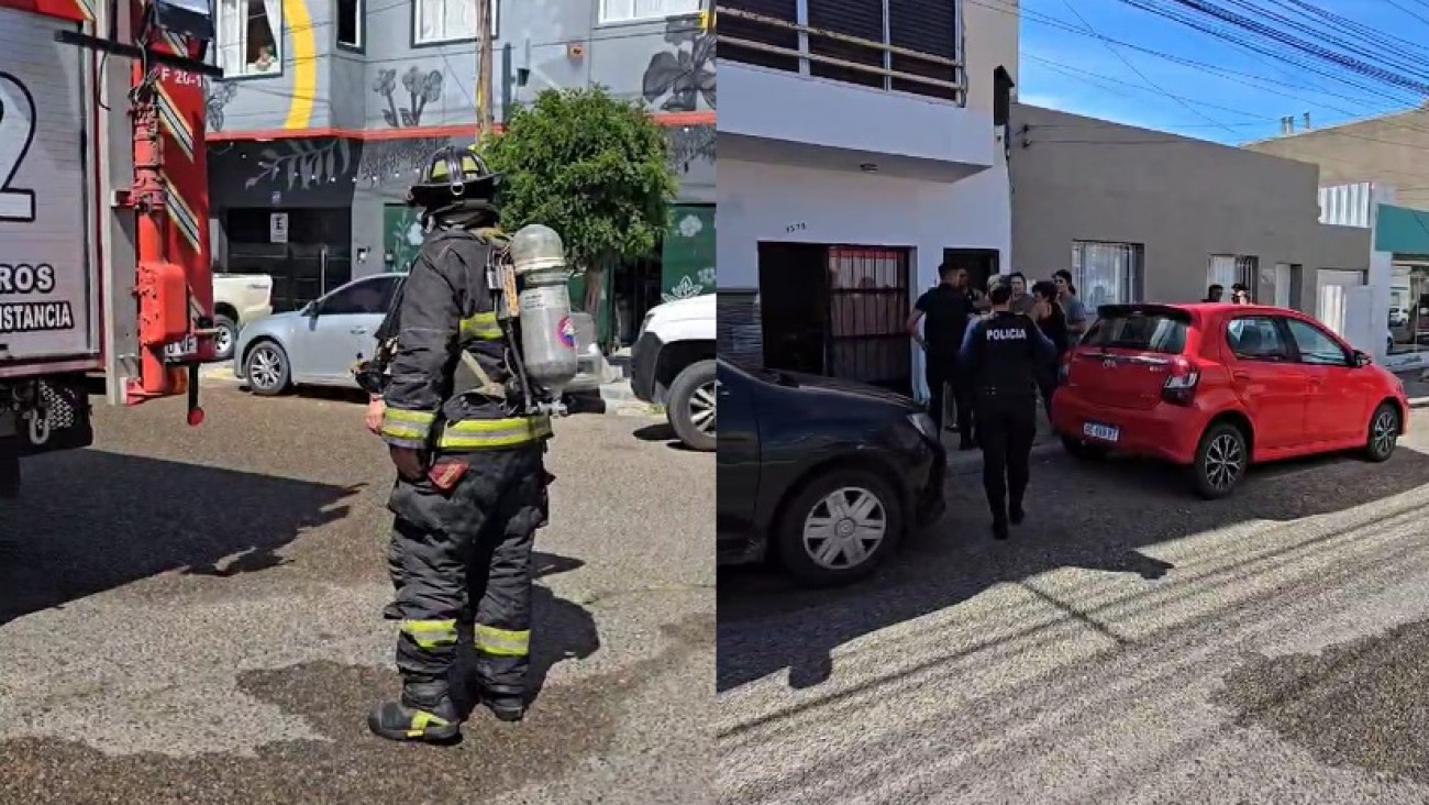 Fuego en una cama matrimonial desató un principio de incendio