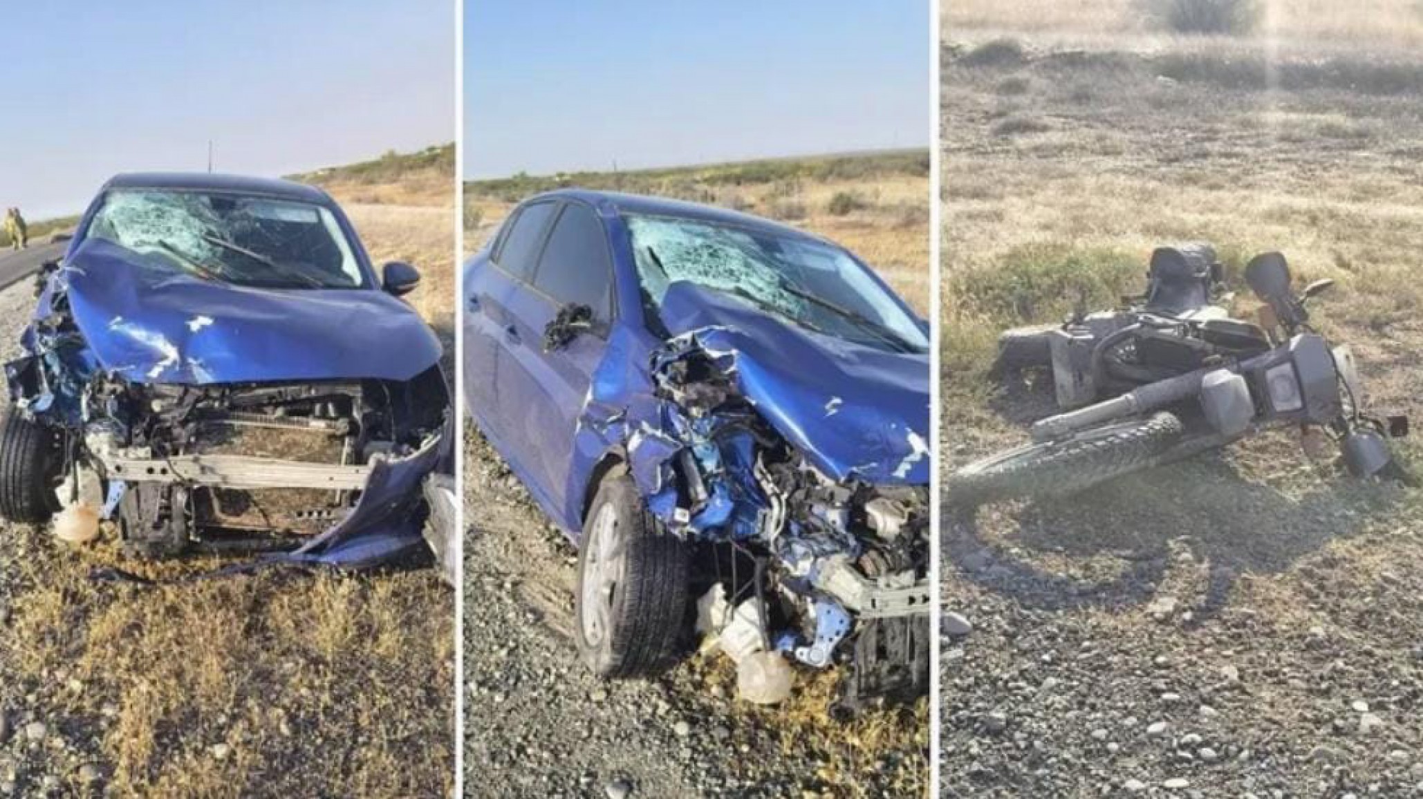 Tragedia: un motociclista murió en un choque frontal cerca de Picún Leufú