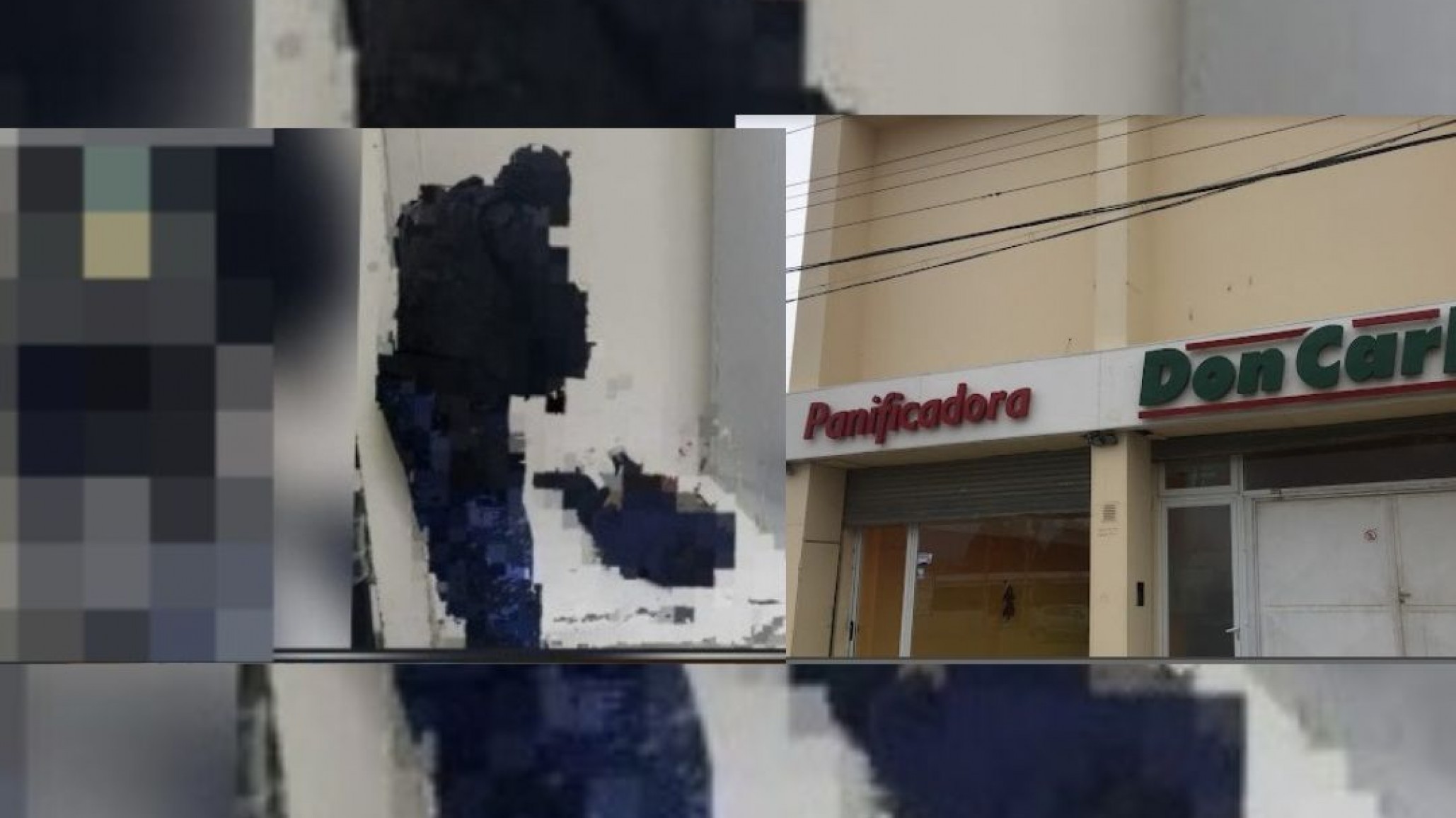 Se metieron a robar a la panadería Don Carlos y provocaron destrozos