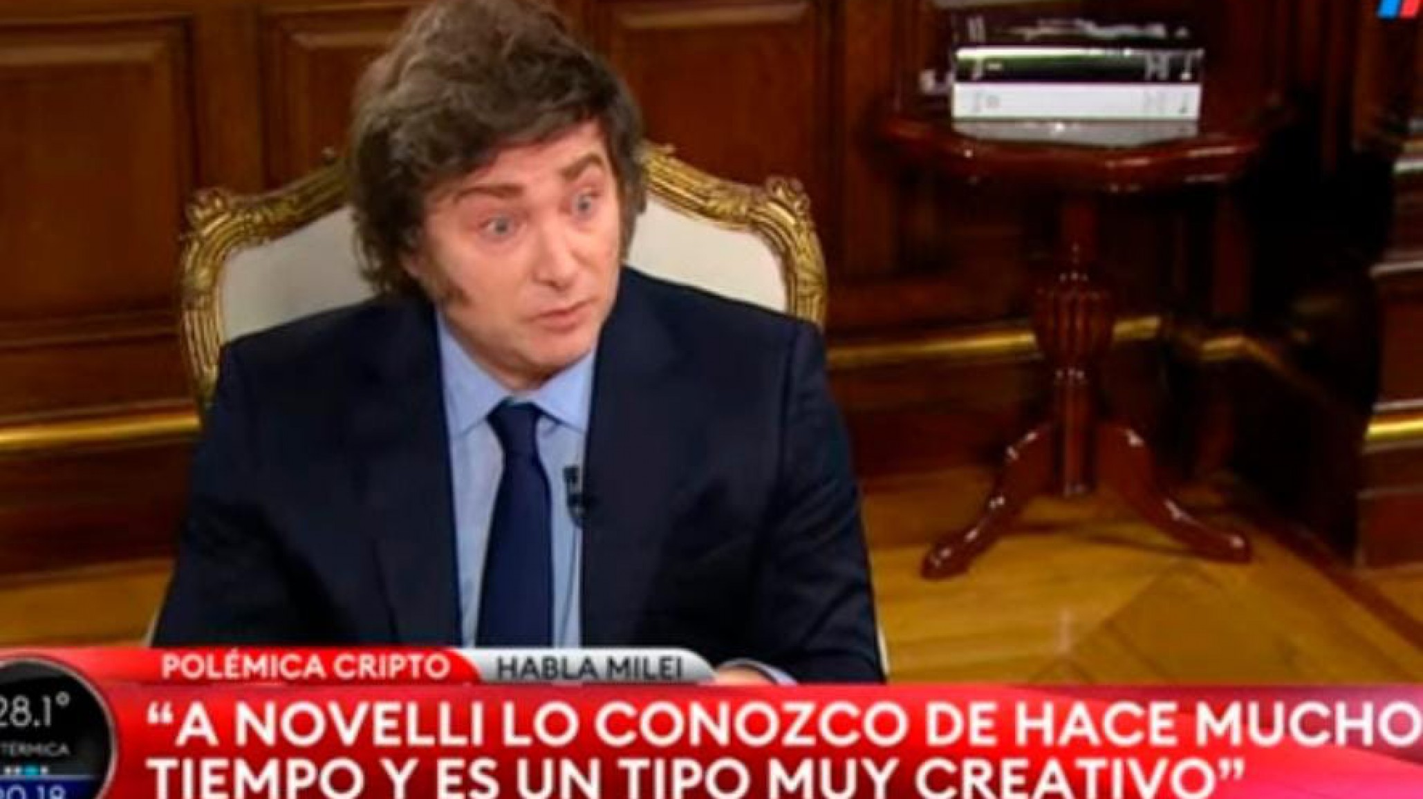 Milei sobre la estafa cripto: "Yo no lo promocioné, solo lo difundí"