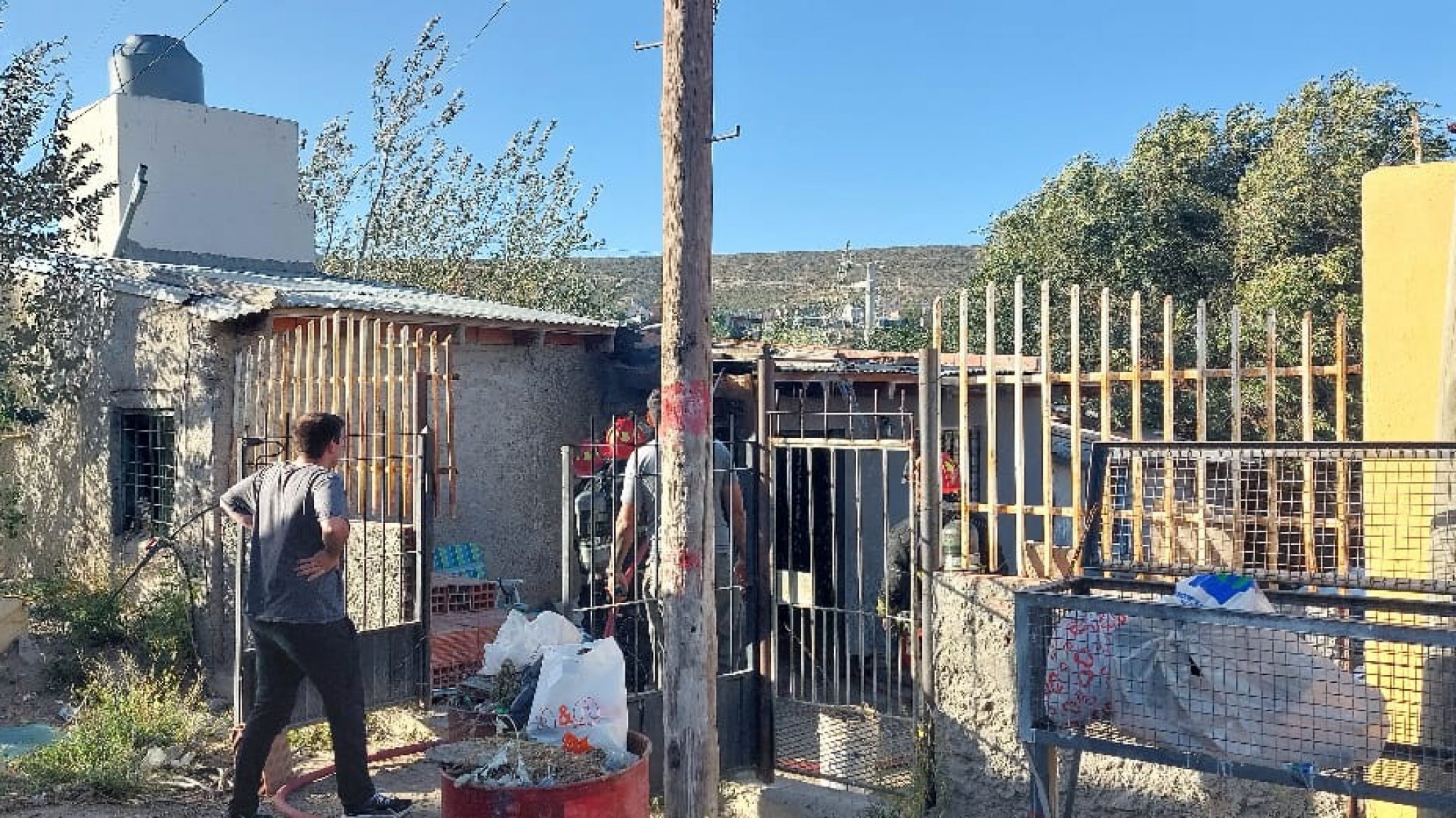 Incendio en la casa del acusado por el crimen de Jorge Nieves