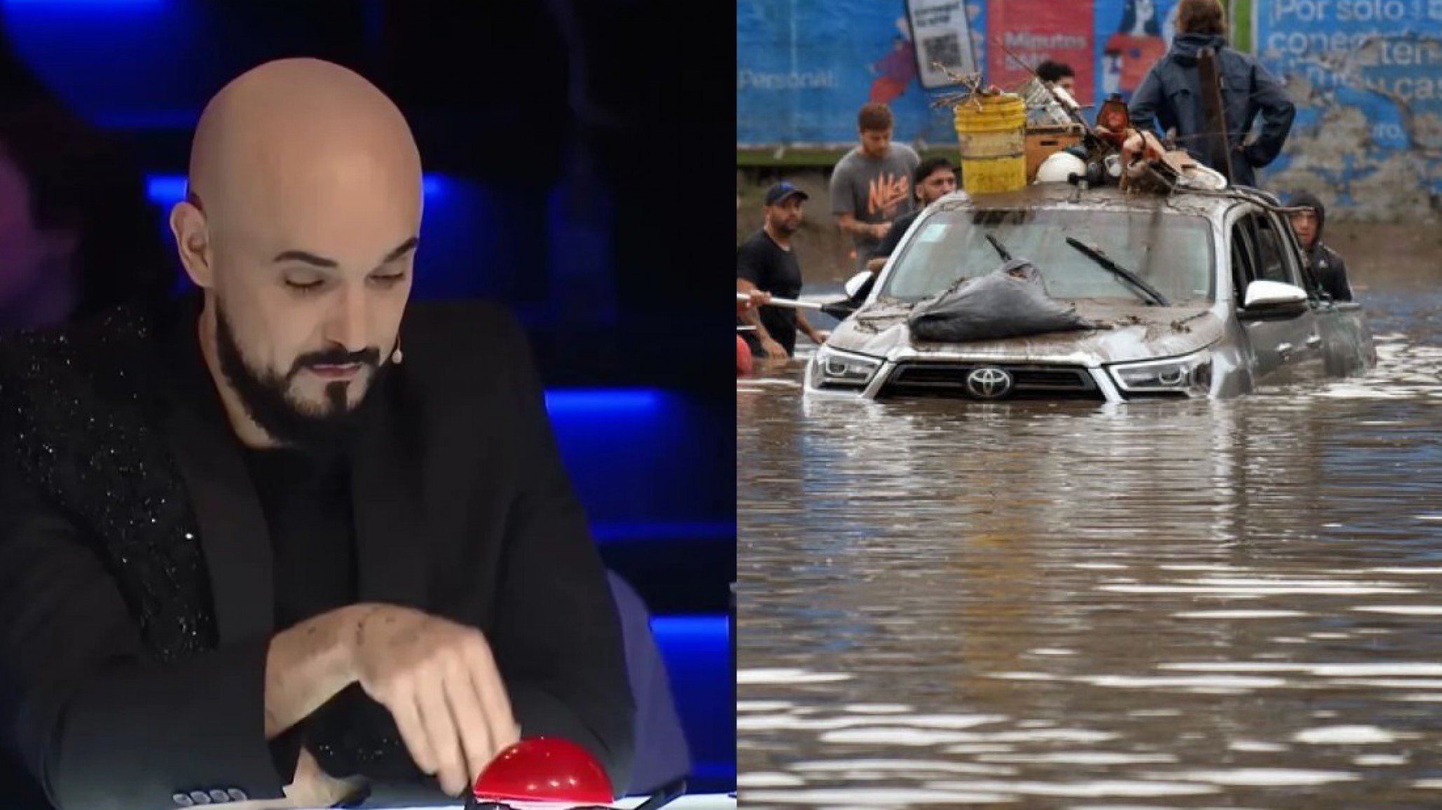 Abel Pintos sobre su mamá y el temporal de Bahía Blanca: "una ciudad que no reconoce"