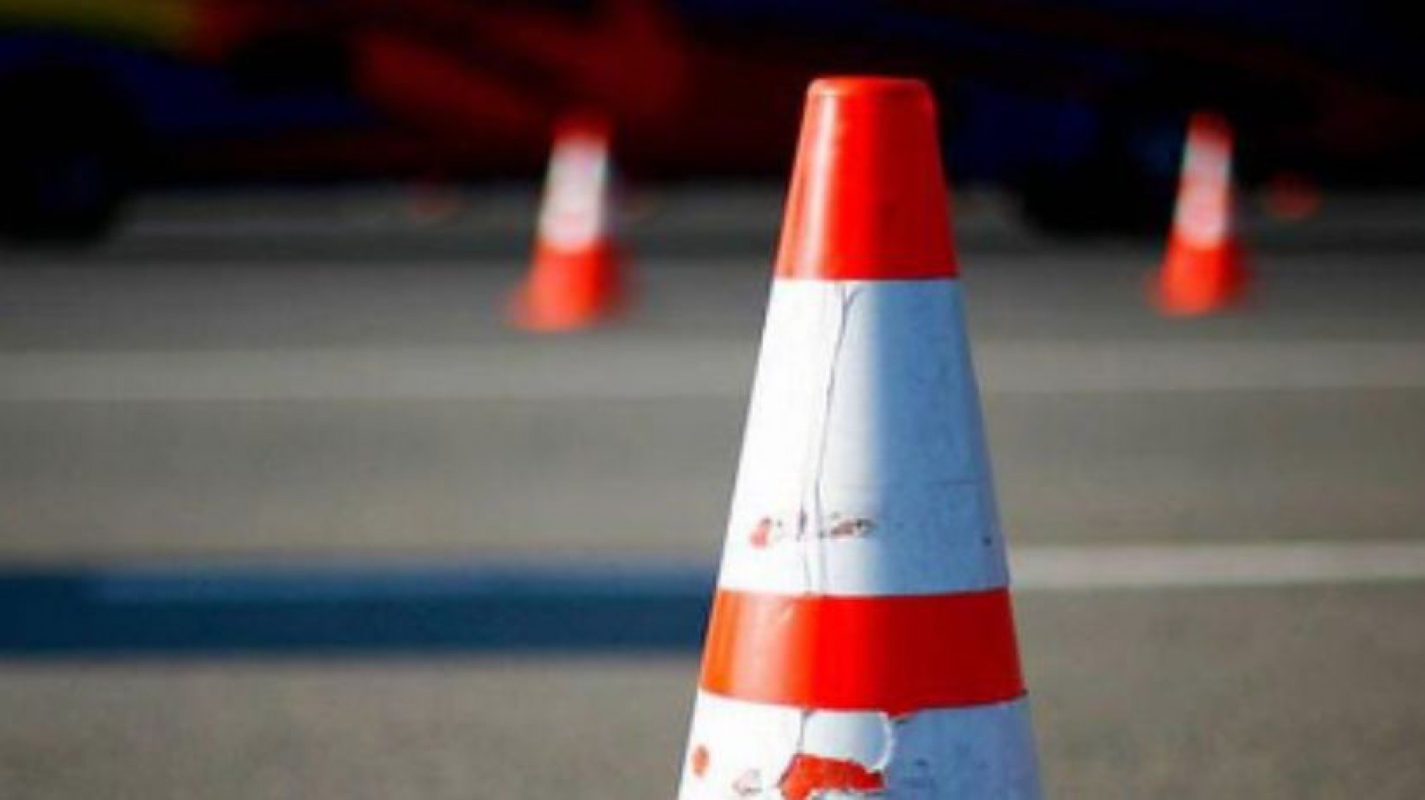 Reducción de calzada por mantenimiento de luminarias