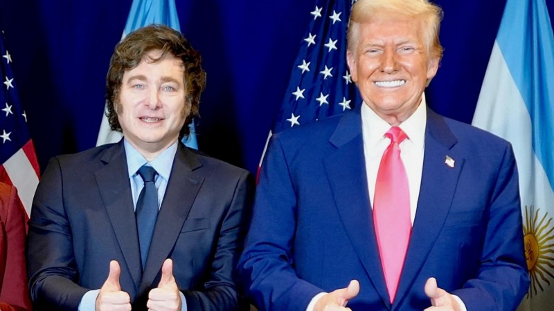 Donald Trump convocó a Javier Milei a integrar el Board of Peace, una organización internacional por la paz global
