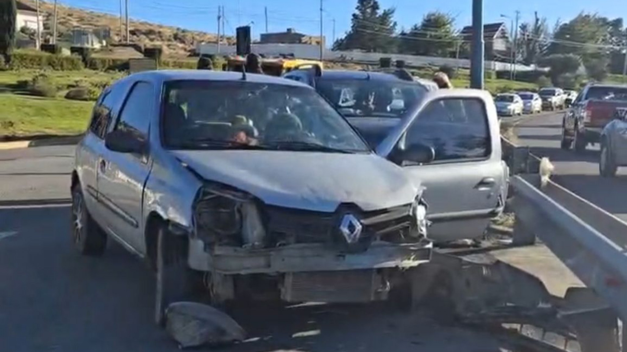 Accidente en Ruta 3: una niña de 10 años fue trasladada al hospital