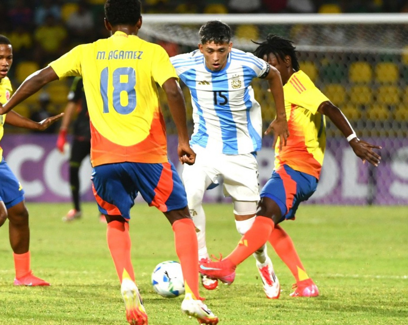 Argentina no logró la heroica ante Colombia y quedó fuera de las semifinales del Sudamericano Sub 17