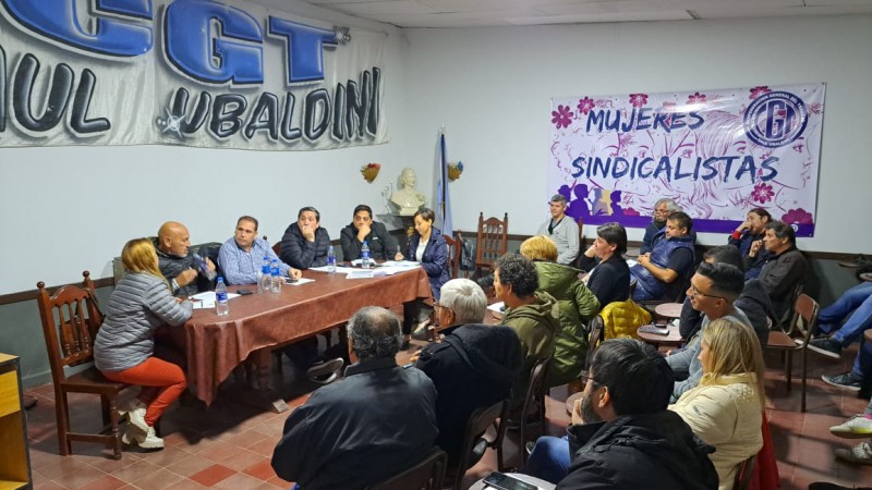 La CGT Saúl Ubaldini confirmó un paro con fuerte adhesión sindical este jueves, sin movilización en Comodoro