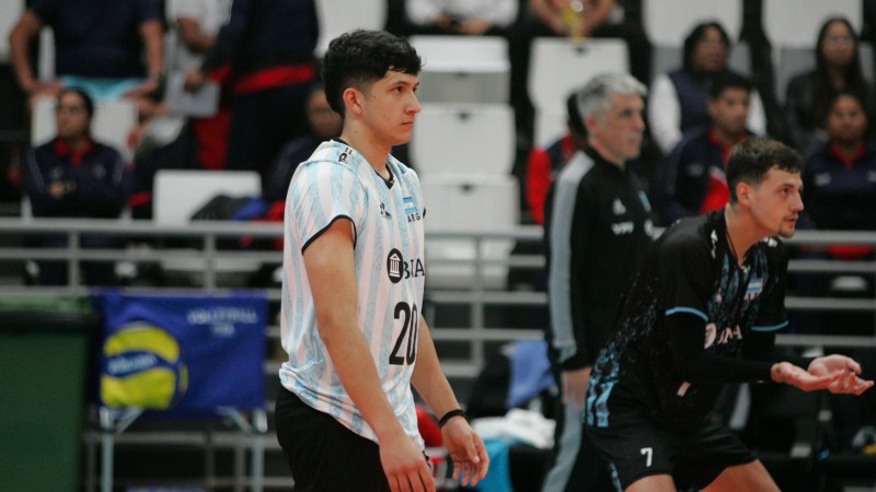 Vóley: Braulio Mendoza concentra con Argentina Sub-21 buscando su lugar en el Mundial
