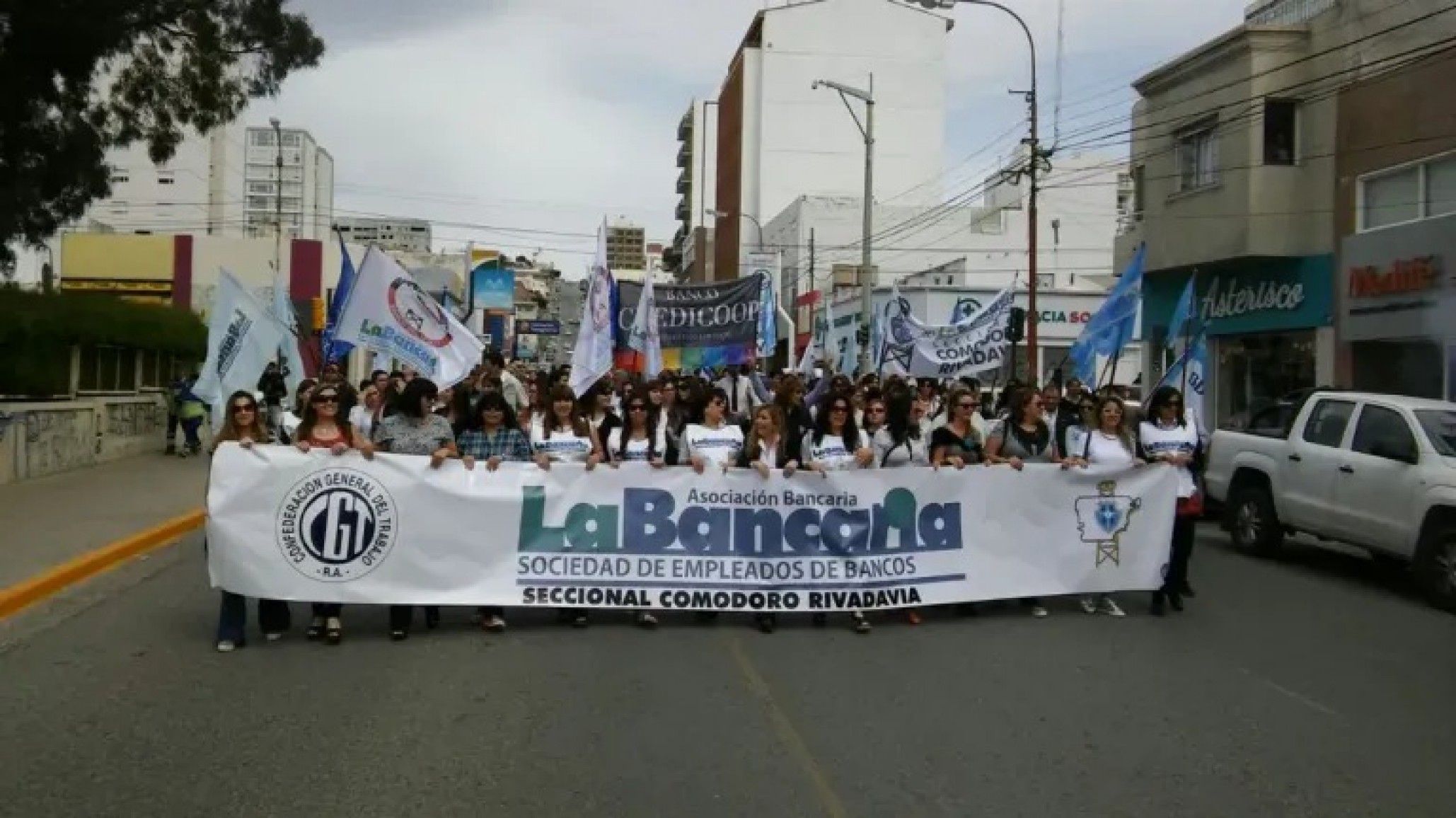 Bancarios de Comodoro se refirió al paro nacional y Walter Rey destacó: "ha sido positivo"