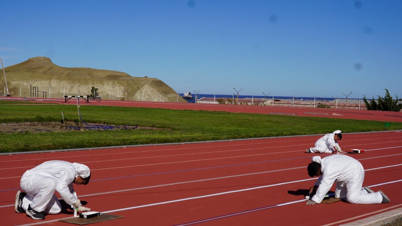 La Pista de Solado Sintético se prepara para los Juegos EPADE
