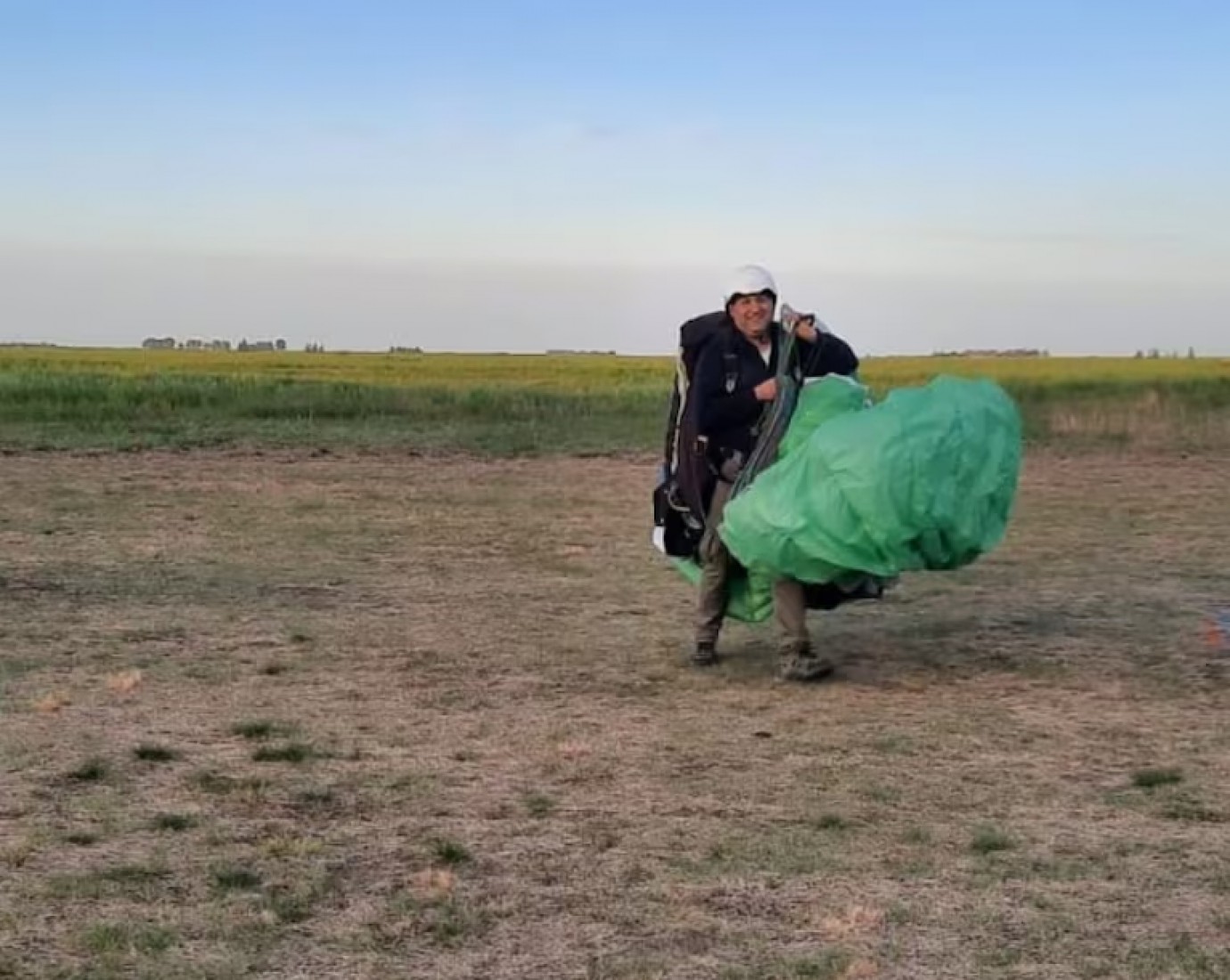 Murió un hombre tras un accidente mientras practicaba parapente