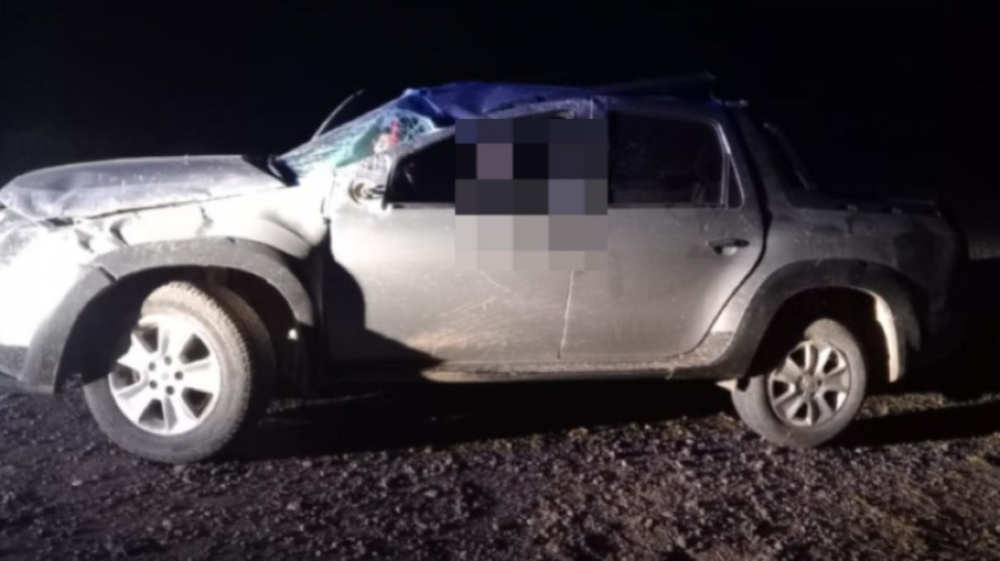 Vuelco en la Ruta 25: La conductora terminó herida