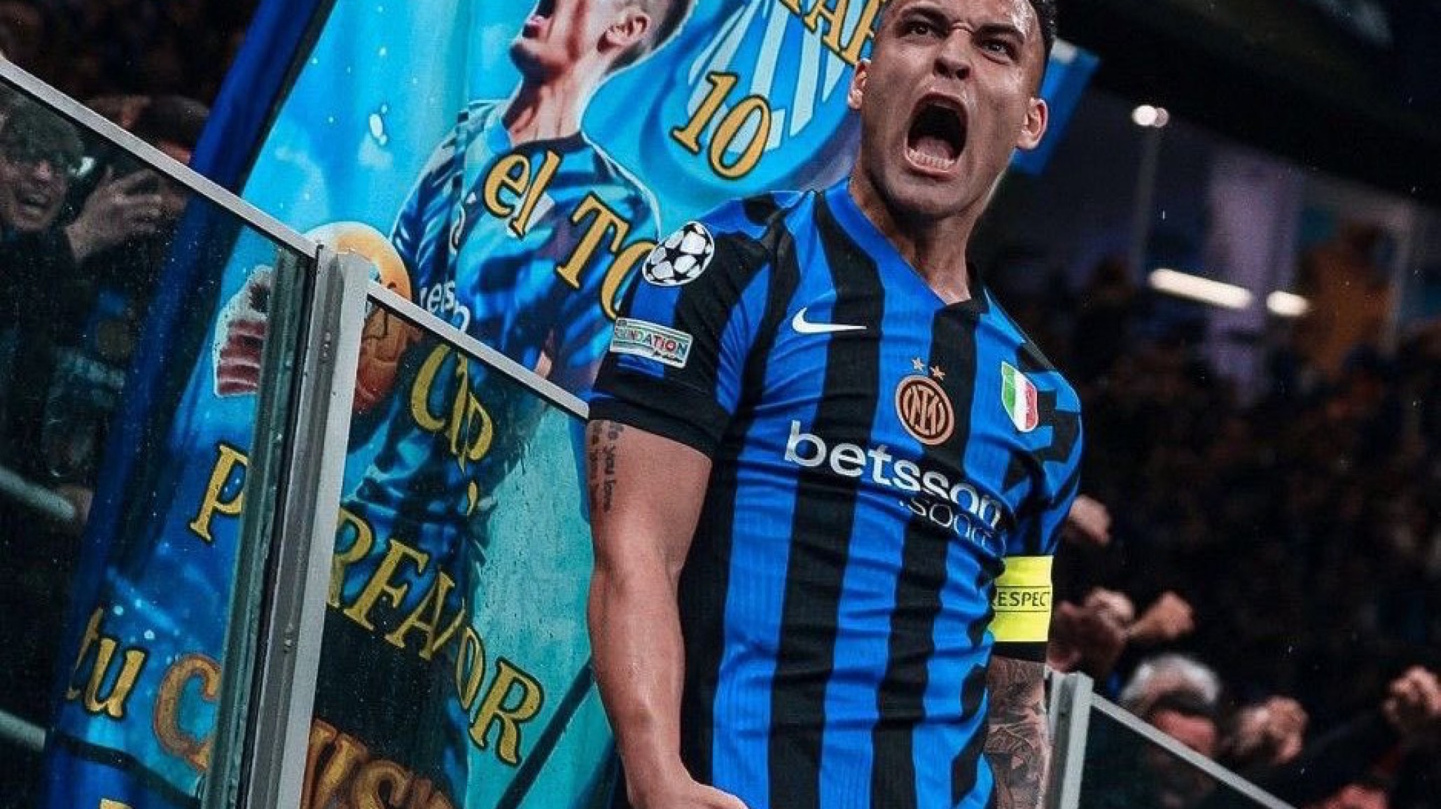Lautaro Martínez a la final de la Champions League
