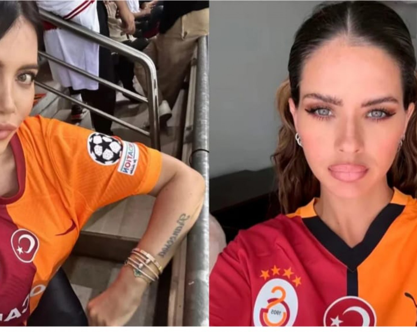 Acusan a Wanda Nara de inventar un regalo del Galatasaray y crece la tensión con la China Suárez