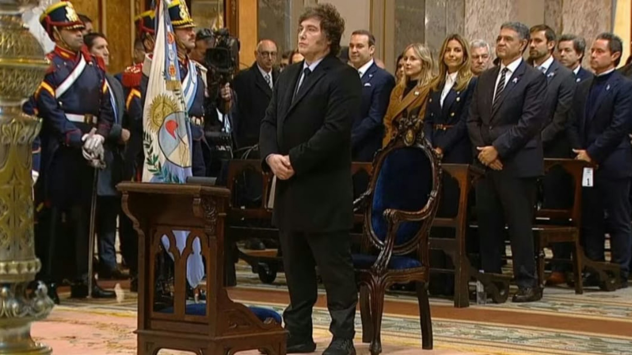 Tedeum del 25 de Mayo: Milei evitó saludar a Villarruel y Macri y el arzobispo pidió jubilaciones dignas