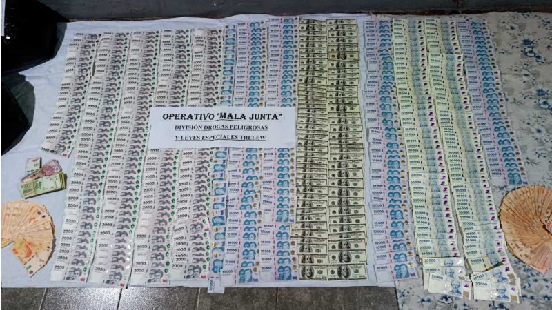 Cayó banda narco en Trelew y Playa Unión: 19 allanamientos, 15 kilos de marihuana y 13 armas secuestradas
